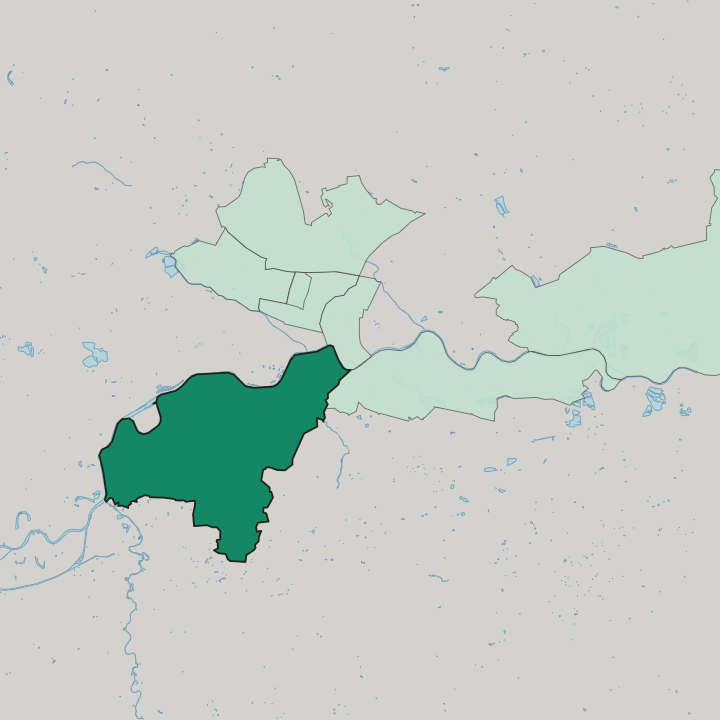 Map showing Dębniki — In Kraków