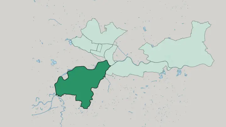 Map of Dębniki in Kraków