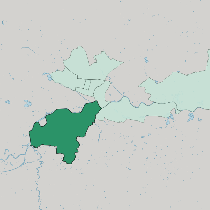 Map showing Dębniki — In Kraków