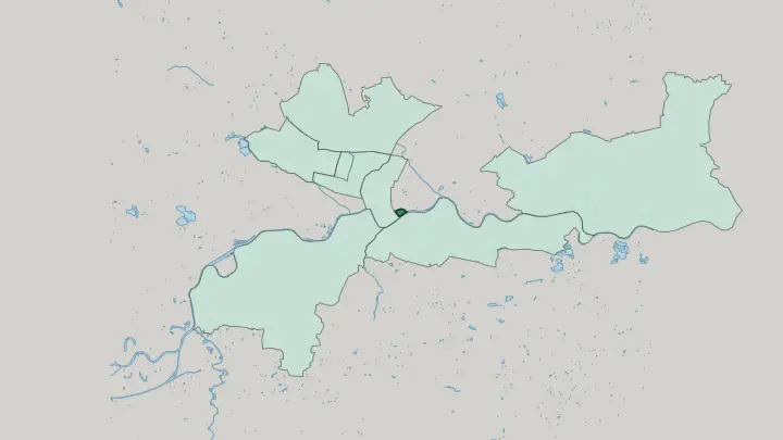 Map of Kraków Ghetto in Kraków