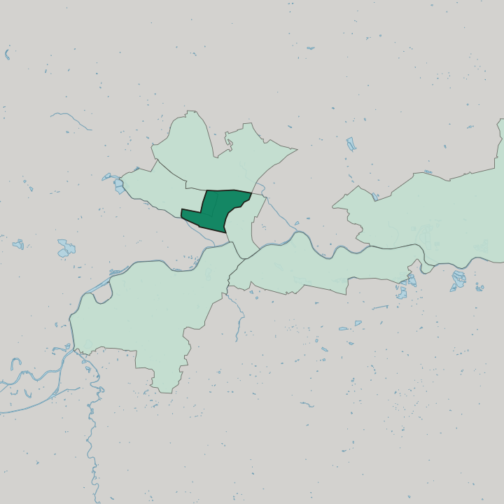 Map showing Krowodrza — In Kraków