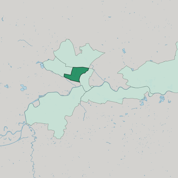Map showing Krowodrza — In Kraków