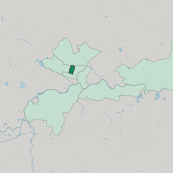 Map showing Łobzów — In Kraków