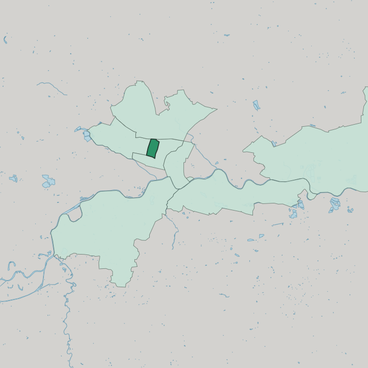 Map showing Łobzów — In Kraków