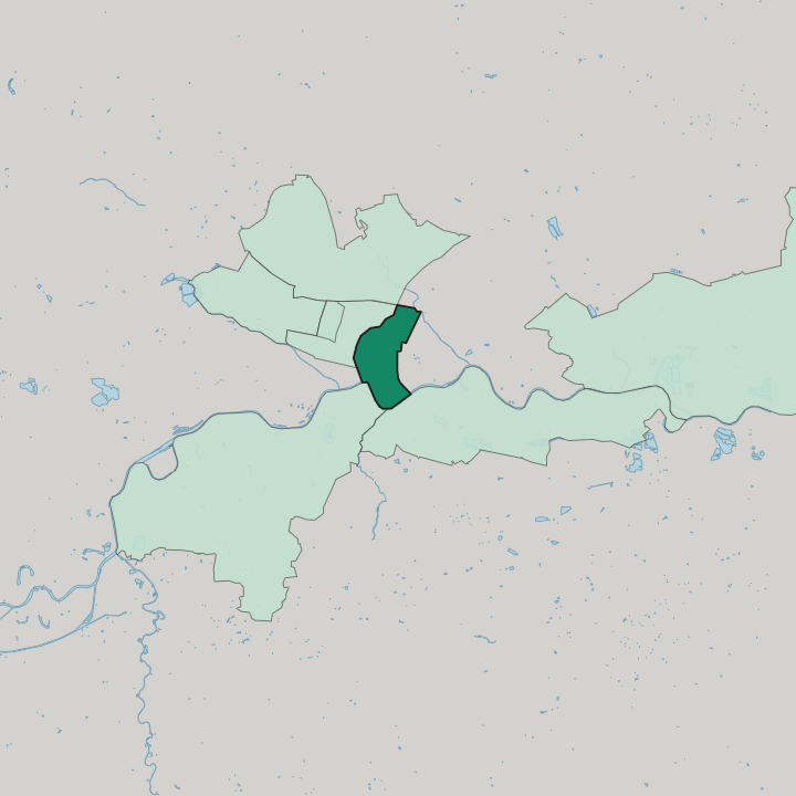 Map showing Old Town — In Kraków