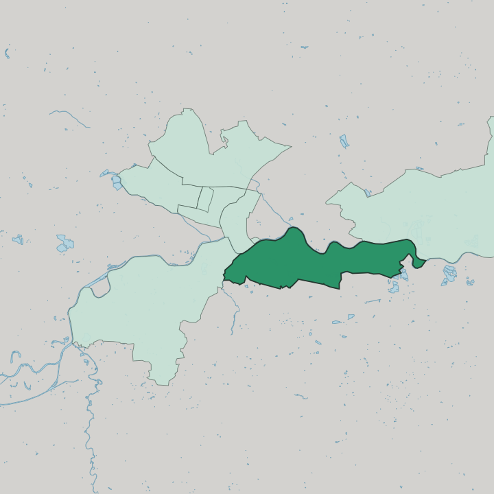 Map showing Podgórze — In Kraków