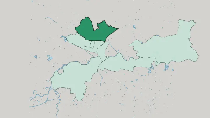 Map of Prądnik Biały in Kraków
