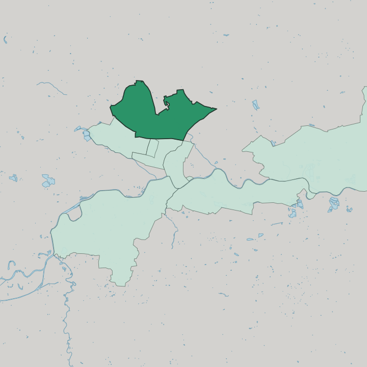 Map showing Prądnik Biały — In Kraków