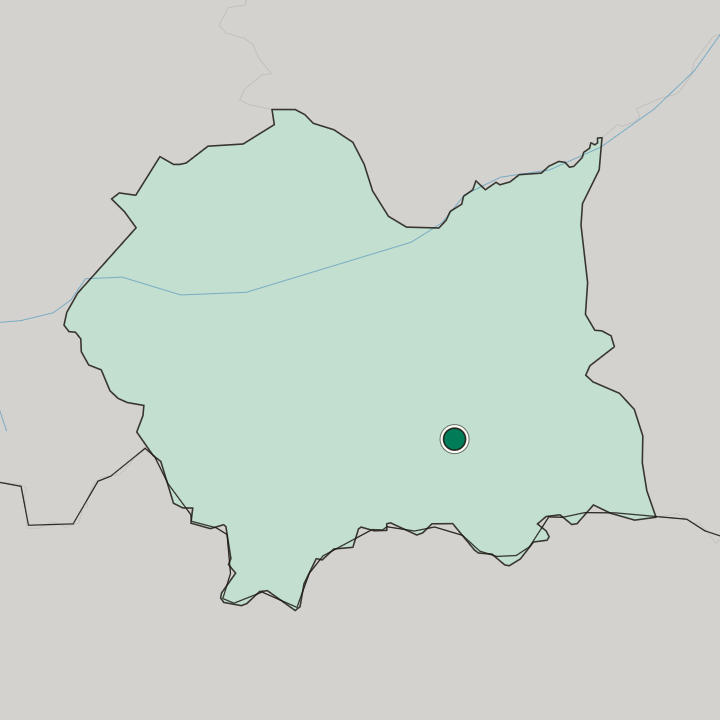 Map showing Nowy Sącz — In Lesser Poland Voivodeship