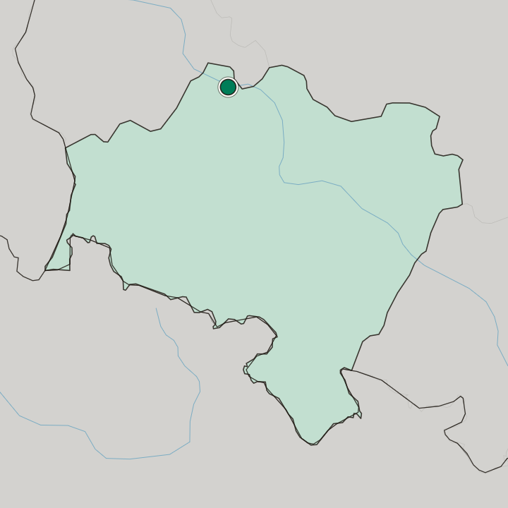 Map showing Głogów — In Lower Silesian Voivodeship
