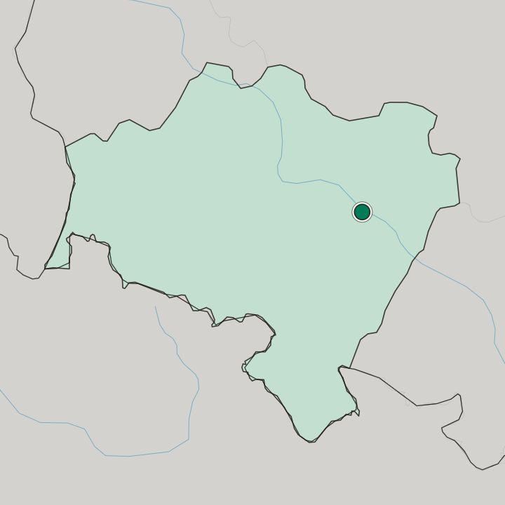 Map showing Krzyki — In Lower Silesian Voivodeship