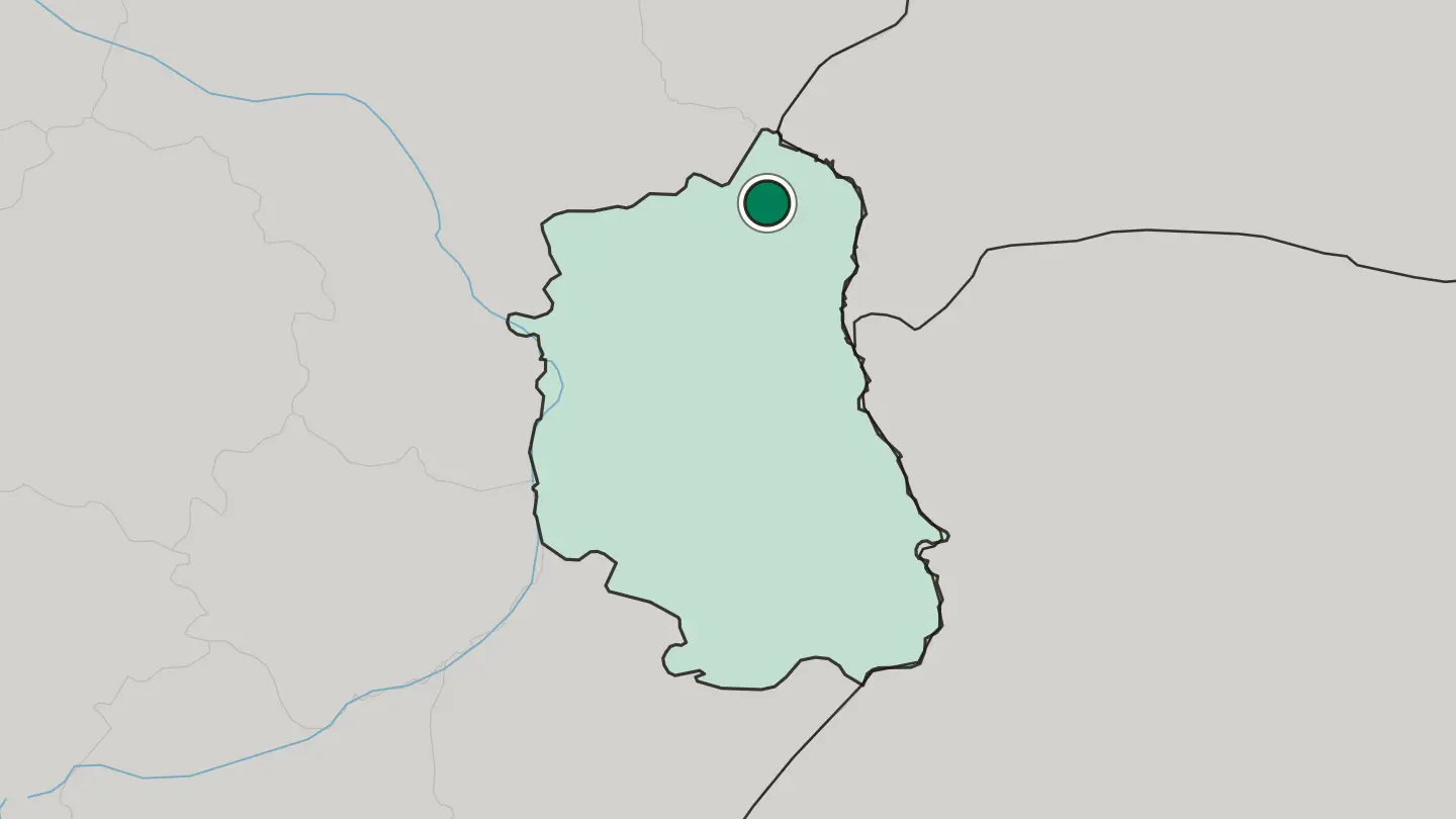 Map of Biała Podlaska in Poland