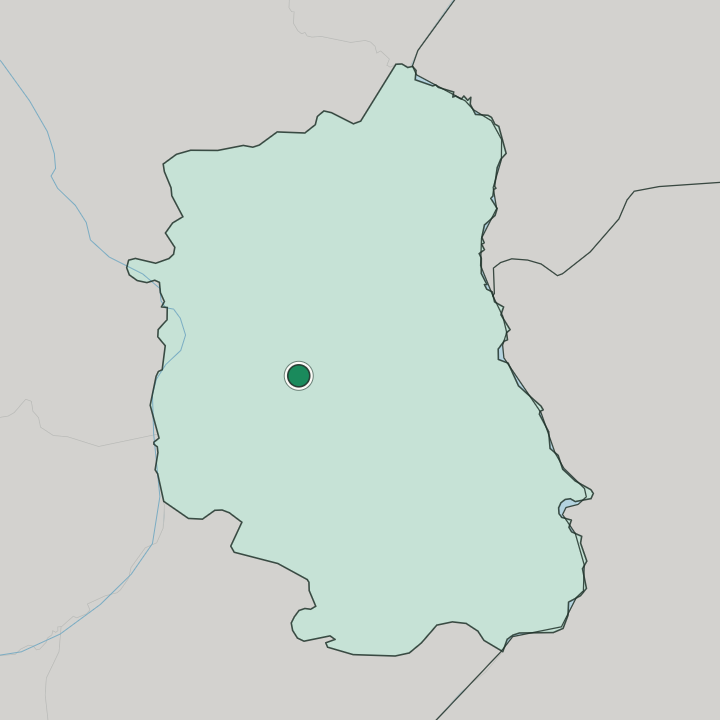 Map showing Lublin — In Lublin Voivodeship