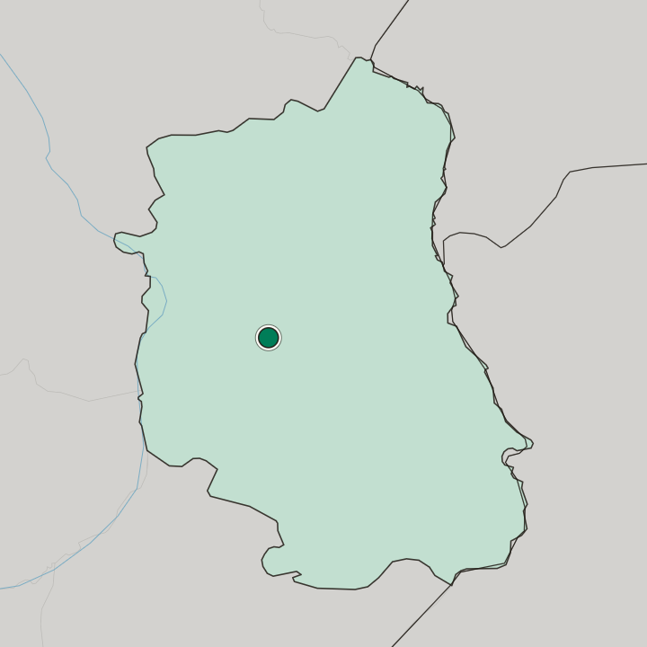 Map showing Lublin — In Lublin Voivodeship
