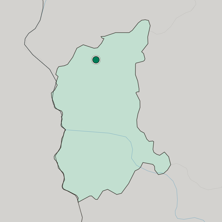 Map showing Gorzów Wielkopolski — In Lubusz Voivodeship
