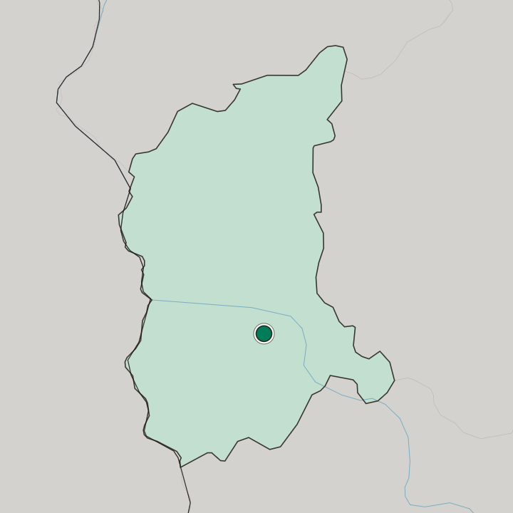 Map showing Zielona Góra — In Lubusz Voivodeship