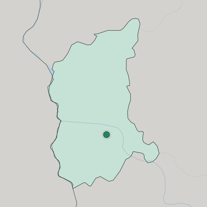 Map showing Zielona Góra — In Lubusz Voivodeship