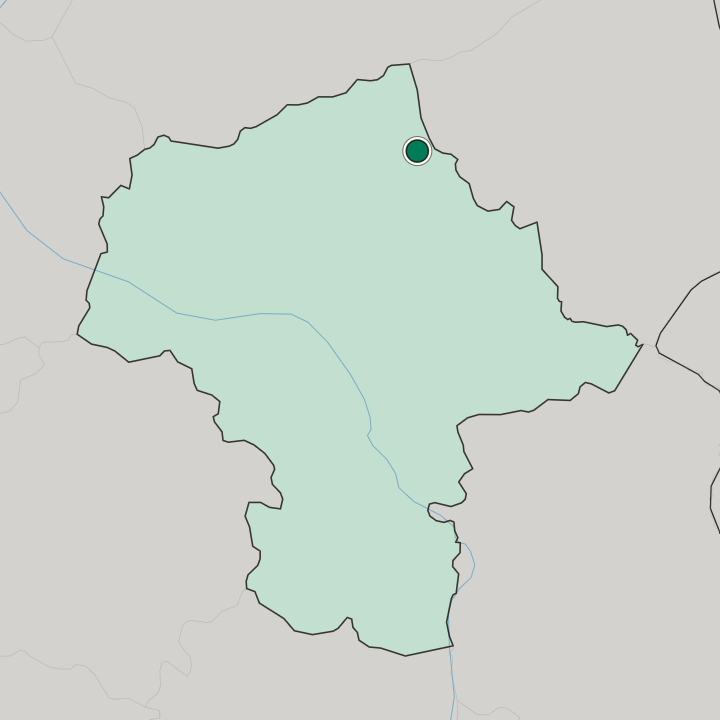 Map showing Ostrołęka — In Masovian Voivodeship