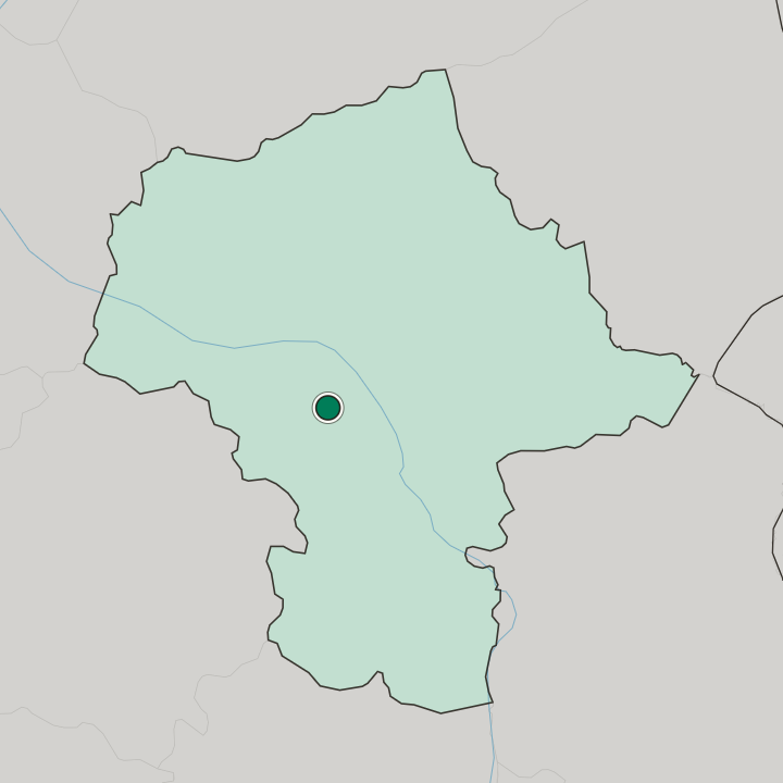 Map showing Pruszków — In Masovian Voivodeship