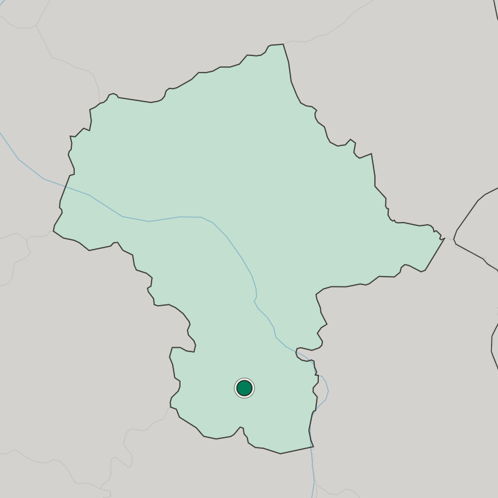 Map showing Radom — In Masovian Voivodeship