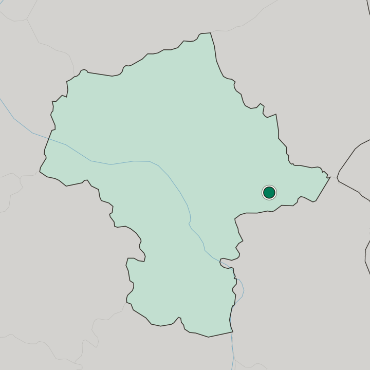 Map showing Siedlce — In Masovian Voivodeship