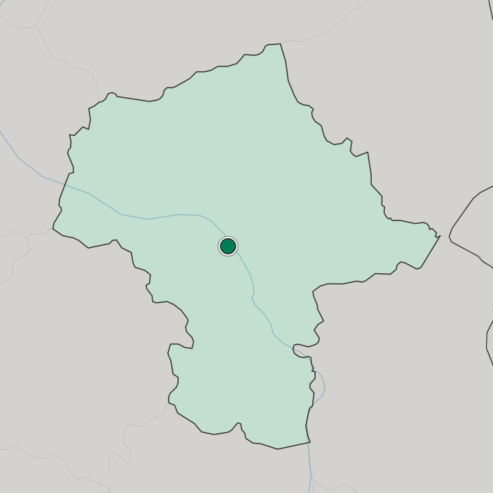 Map showing Warsaw — In Masovian Voivodeship