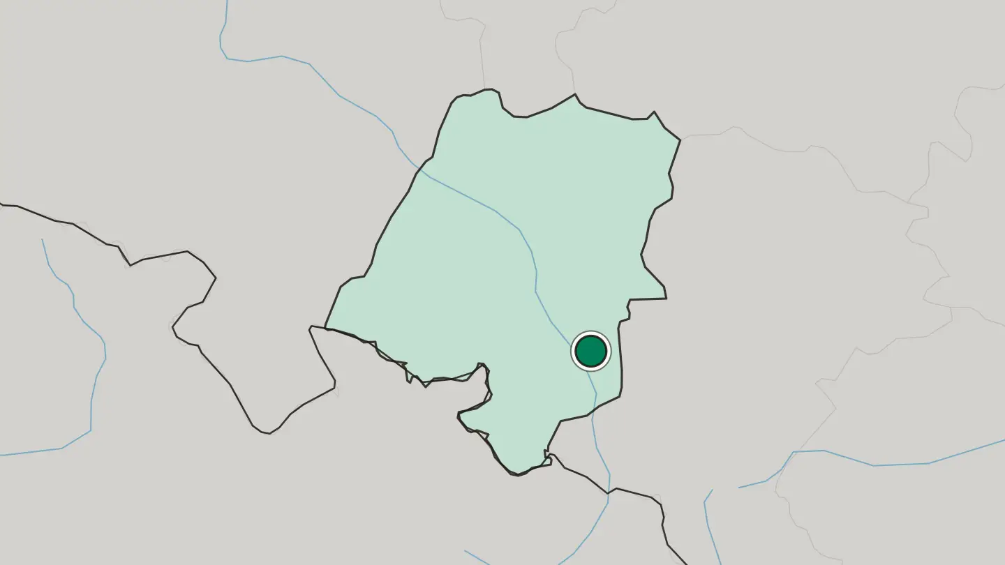 Map of Kędzierzyn-Koźle in Poland