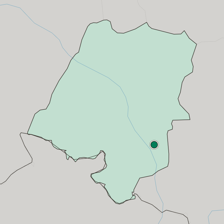 Map showing Koźle — In Opole Voivodeship