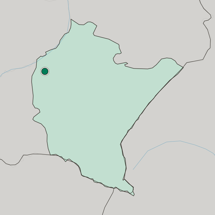 Map showing Mielec — In Podkarpackie Voivodeship