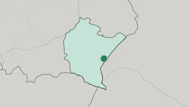 Map of Przemyśl in Poland