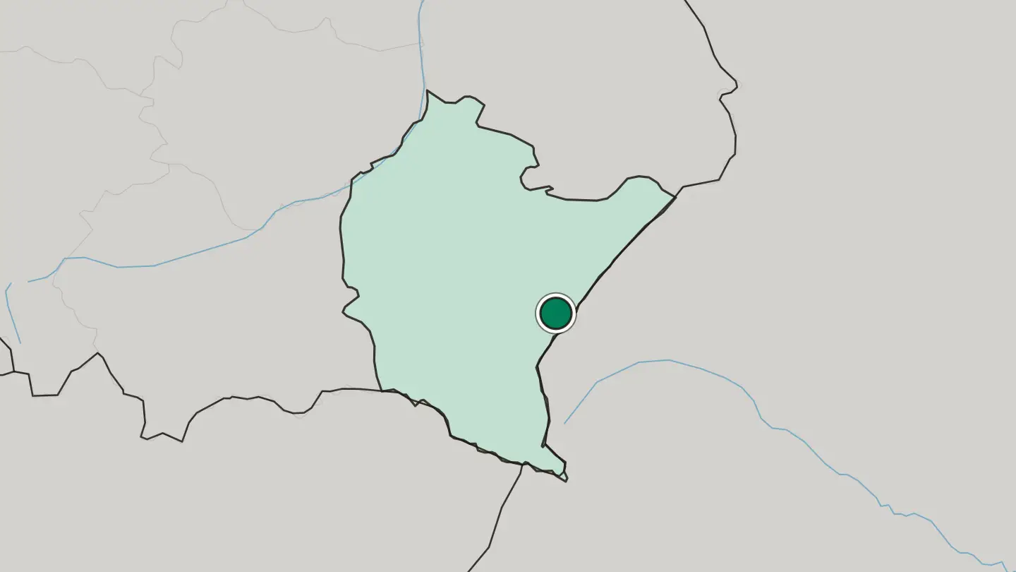 Map of Przemyśl in Poland