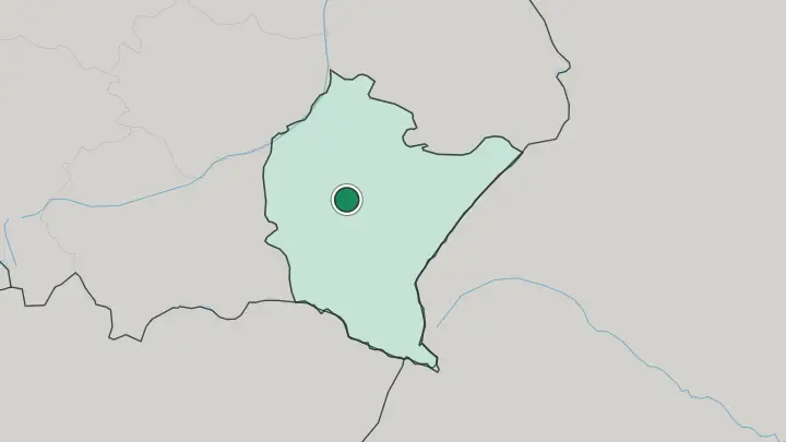 Map of Rzeszów in Poland