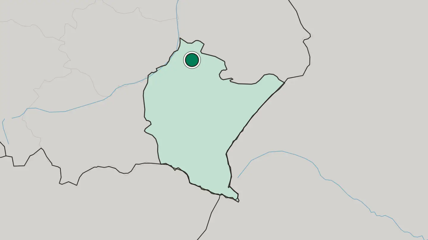 Map of Stalowa Wola in Poland