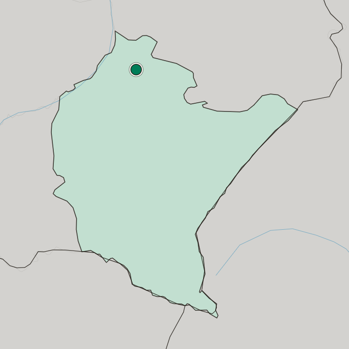 Map showing Rozwadów — In Podkarpackie Voivodeship