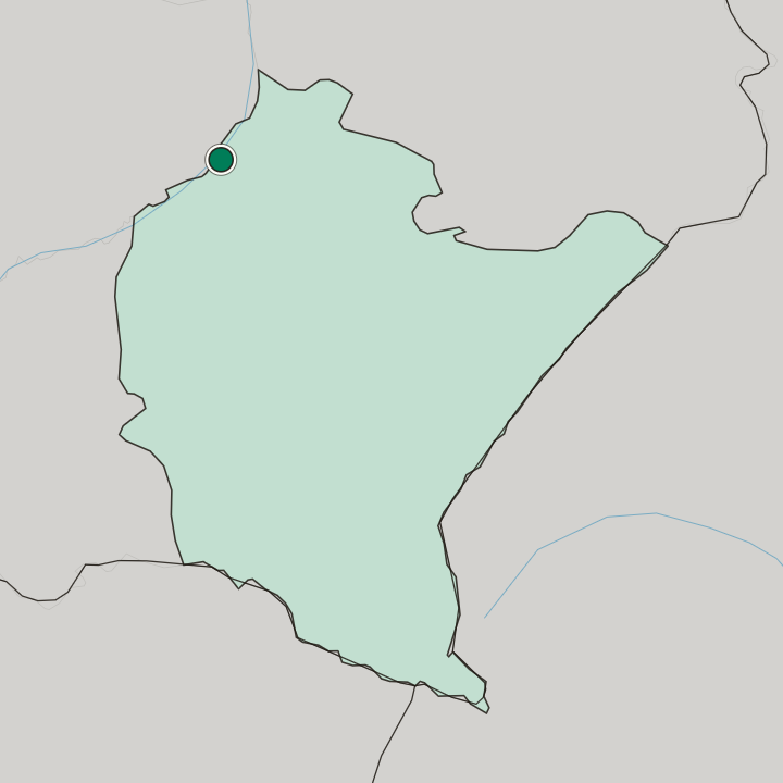 Map showing Tarnobrzeg — In Podkarpackie Voivodeship