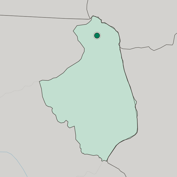 Map showing Suwałki — In Podlaskie Voivodeship