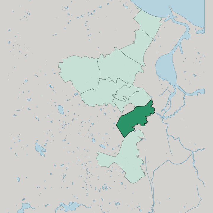 Map showing Chełm — In Gdańsk