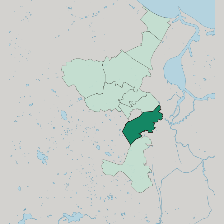 Map showing Chełm — In Gdańsk