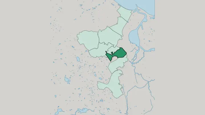 Map of Siedlce in Gdańsk
