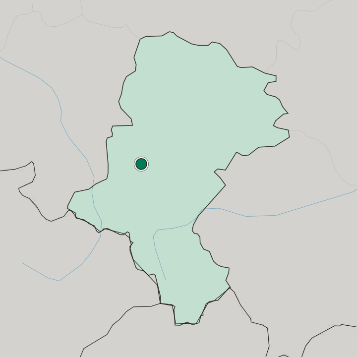 Map showing Gliwice — In Silesian Voivodeship