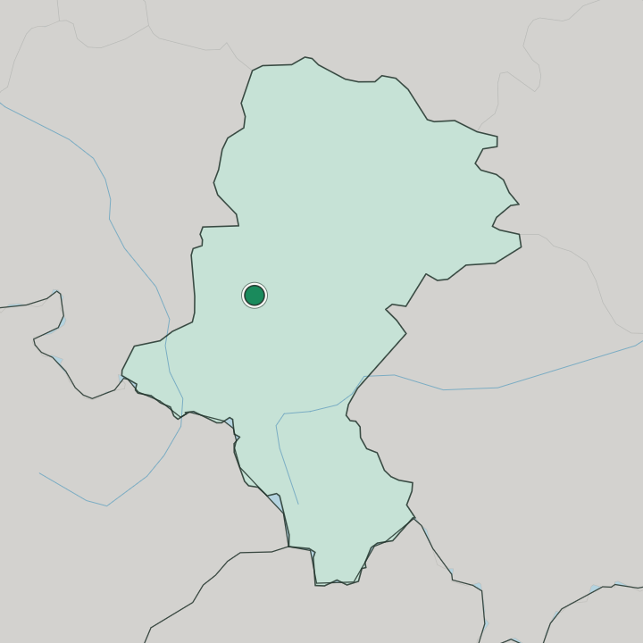 Map showing Gliwice — In Silesian Voivodeship