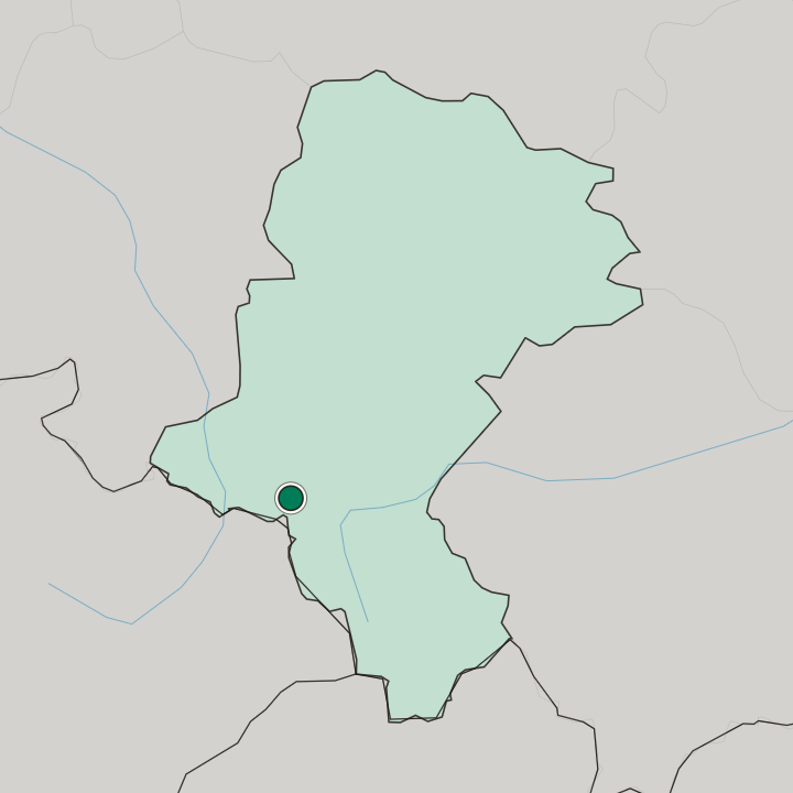 Map showing Jastrzębie Zdrój — In Silesian Voivodeship
