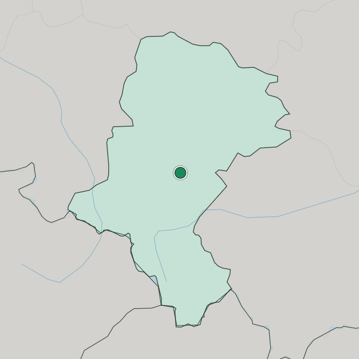 Map showing Katowice — In Silesian Voivodeship