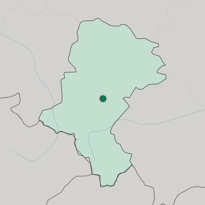 Map showing Katowice — In Silesian Voivodeship