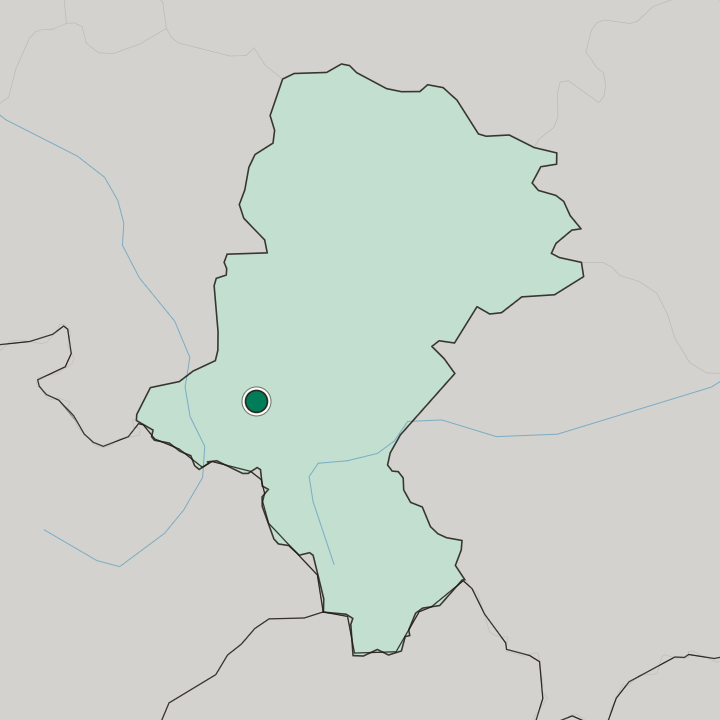 Map showing Rybnik — In Silesian Voivodeship