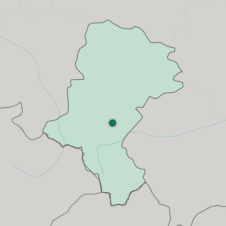 Map showing Tychy — In Silesian Voivodeship