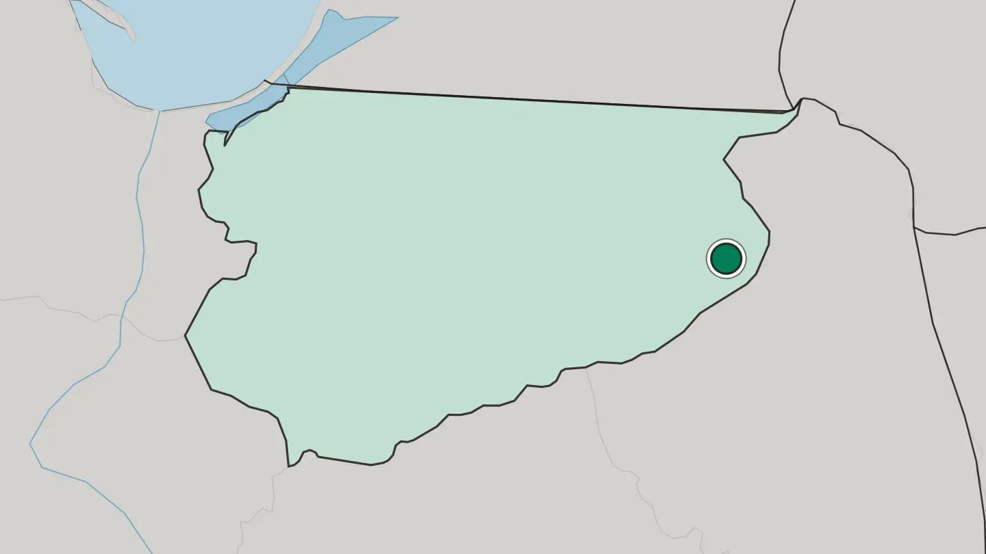 Map of Ełk in Poland