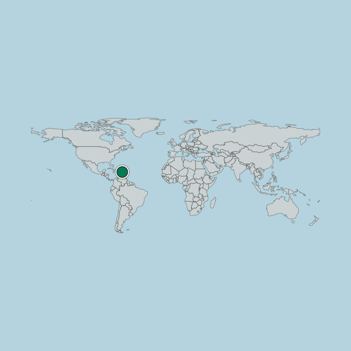 Map showing Puerto Rico — Worldwide