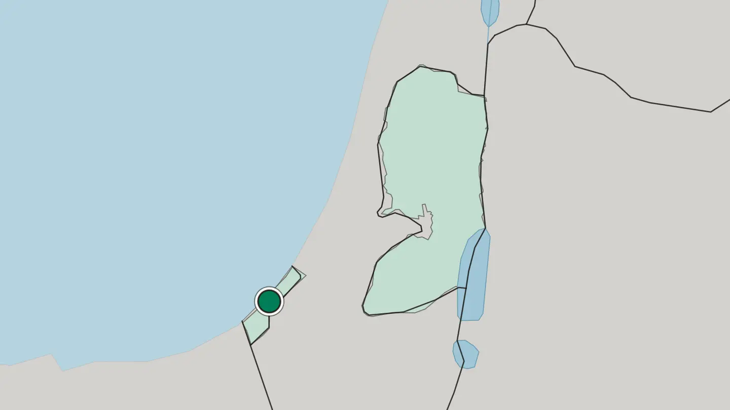 Map of Dayr al Balaḩ in Palestine