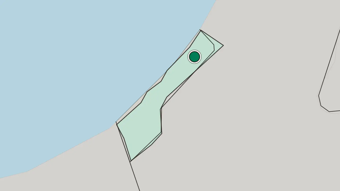 Map of Gaza in Palestine